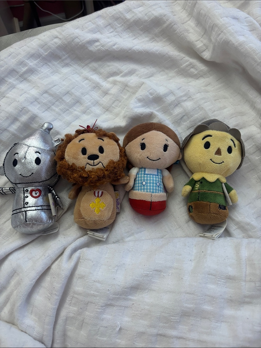 Hallmark Tin Man, Lion Dorothy, Scarecrow - Itty Bittys with tags